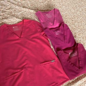 4 Casma Figs scrub tops